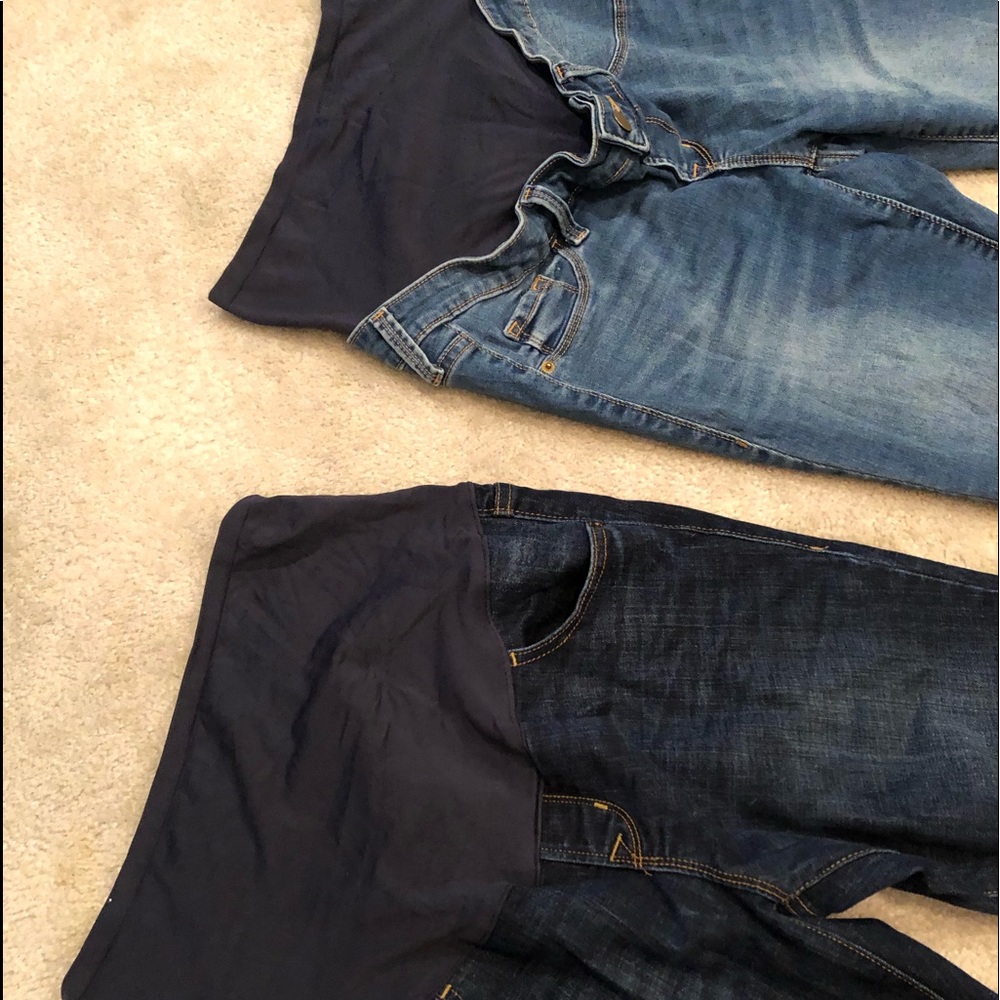 Full panel maternity jeans